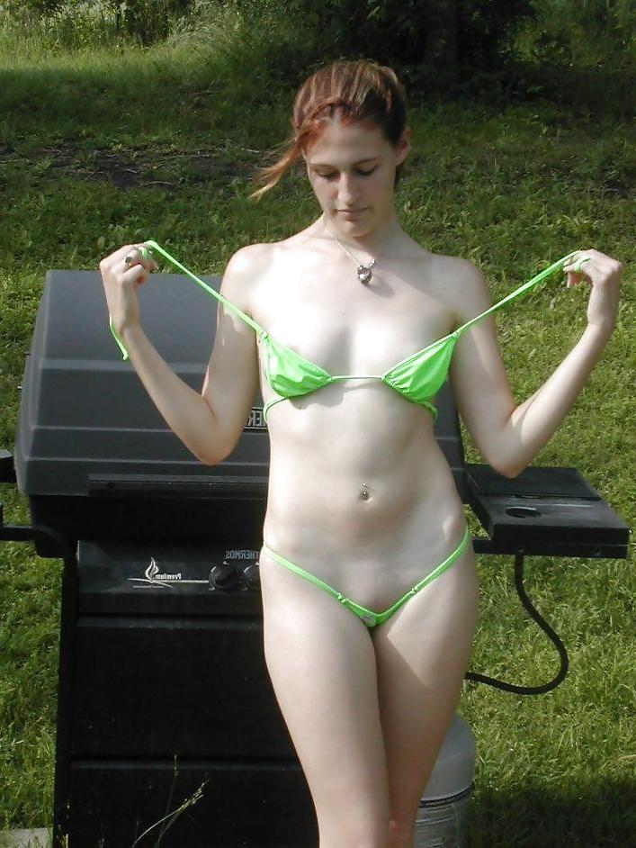 19P Hot tiny bikinis 
