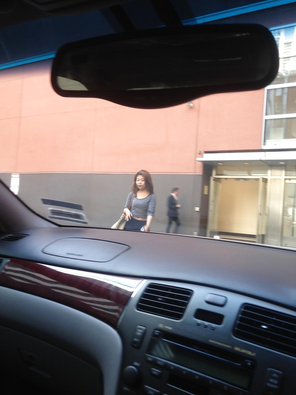 5P Filipina sucking cock in car