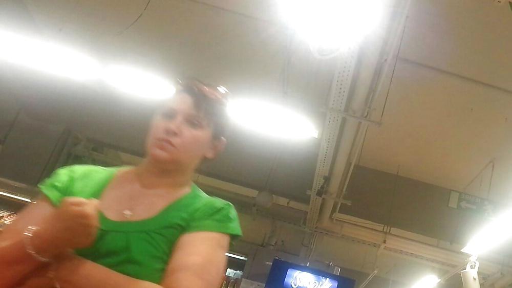 25P Spy sexy old + young in supermarket and mall romanian