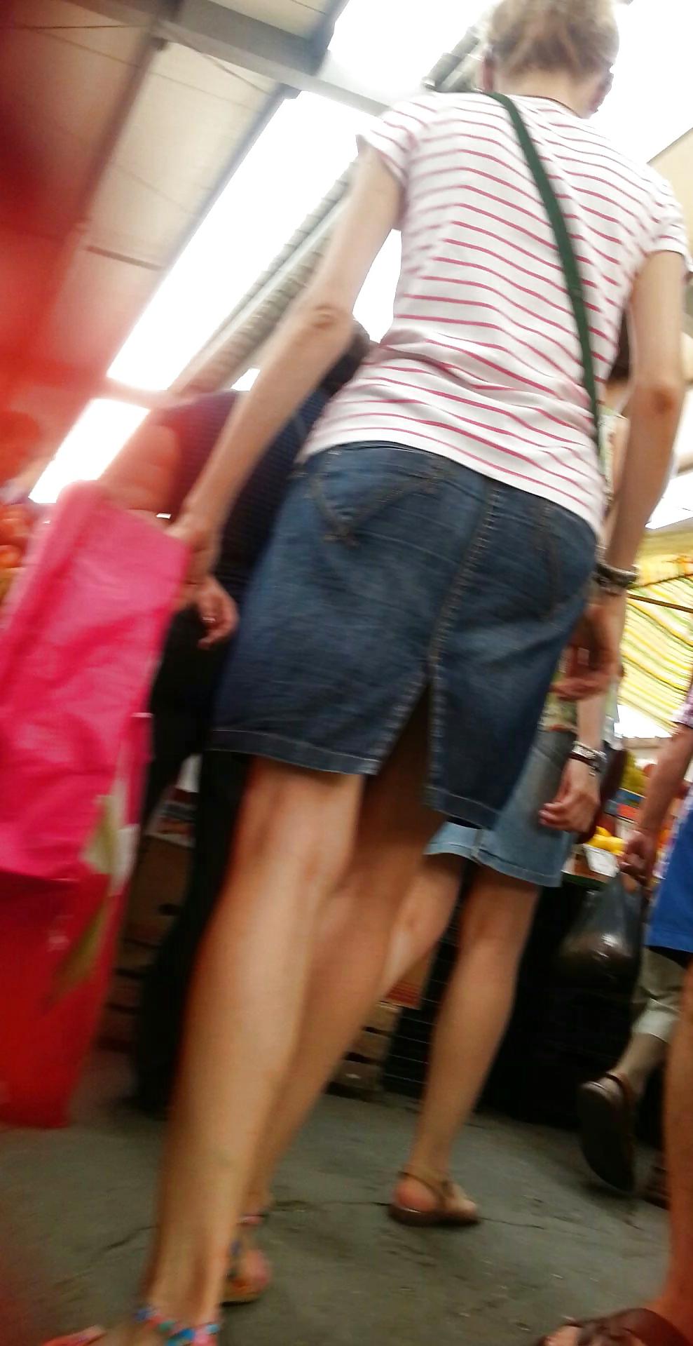 25P Spy sexy old + young skirt romanian