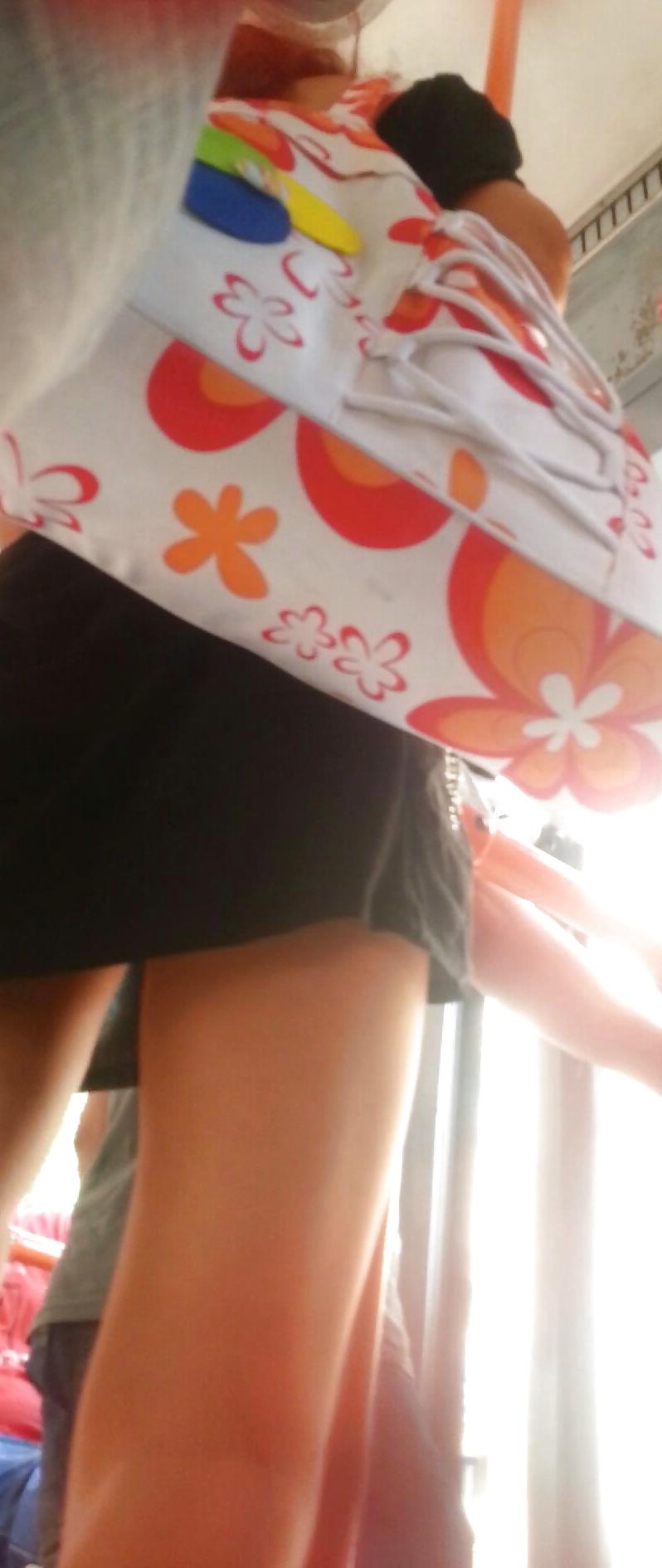 25P Spy sexy old + young skirt romanian