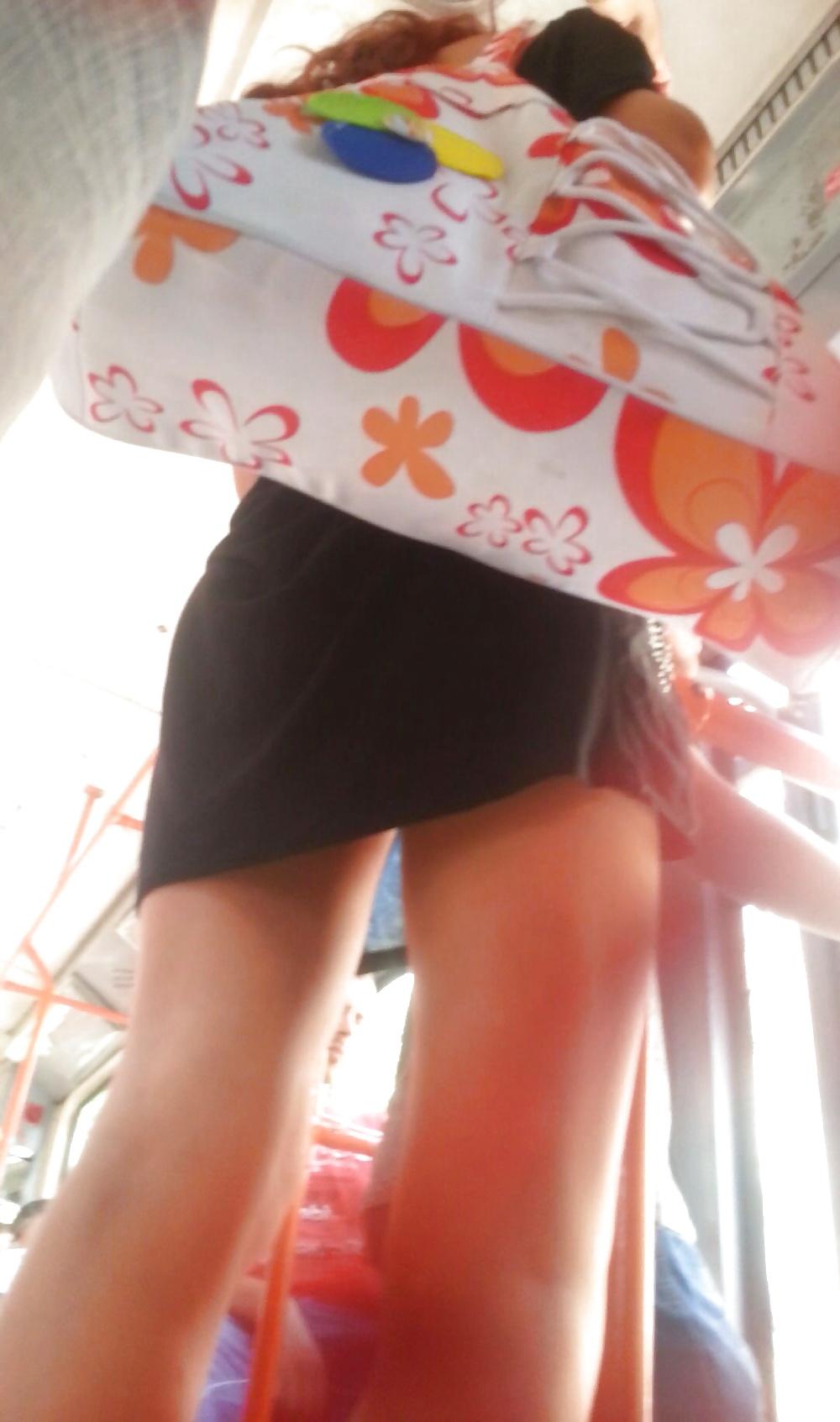 25P Spy sexy old + young skirt romanian