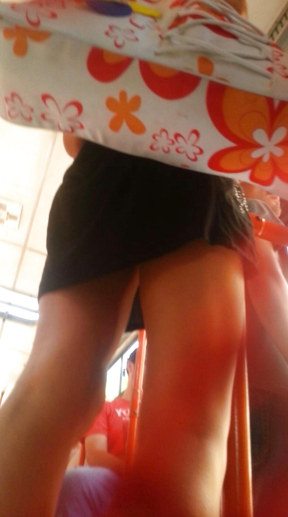 25P Spy sexy old + young skirt romanian