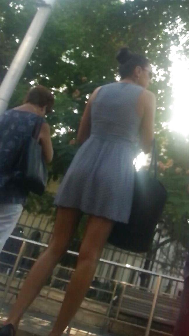 25P Spy sexy old + young skirt romanian