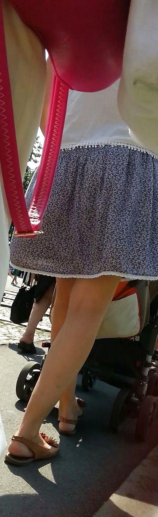 25P Spy sexy old + young skirt romanian