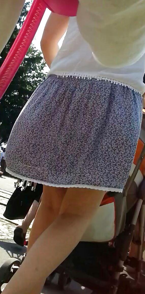 25P Spy sexy old + young skirt romanian