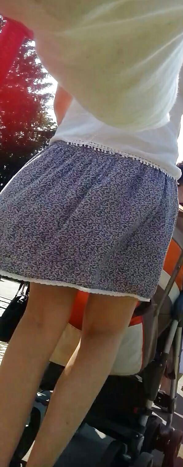 25P Spy sexy old + young skirt romanian