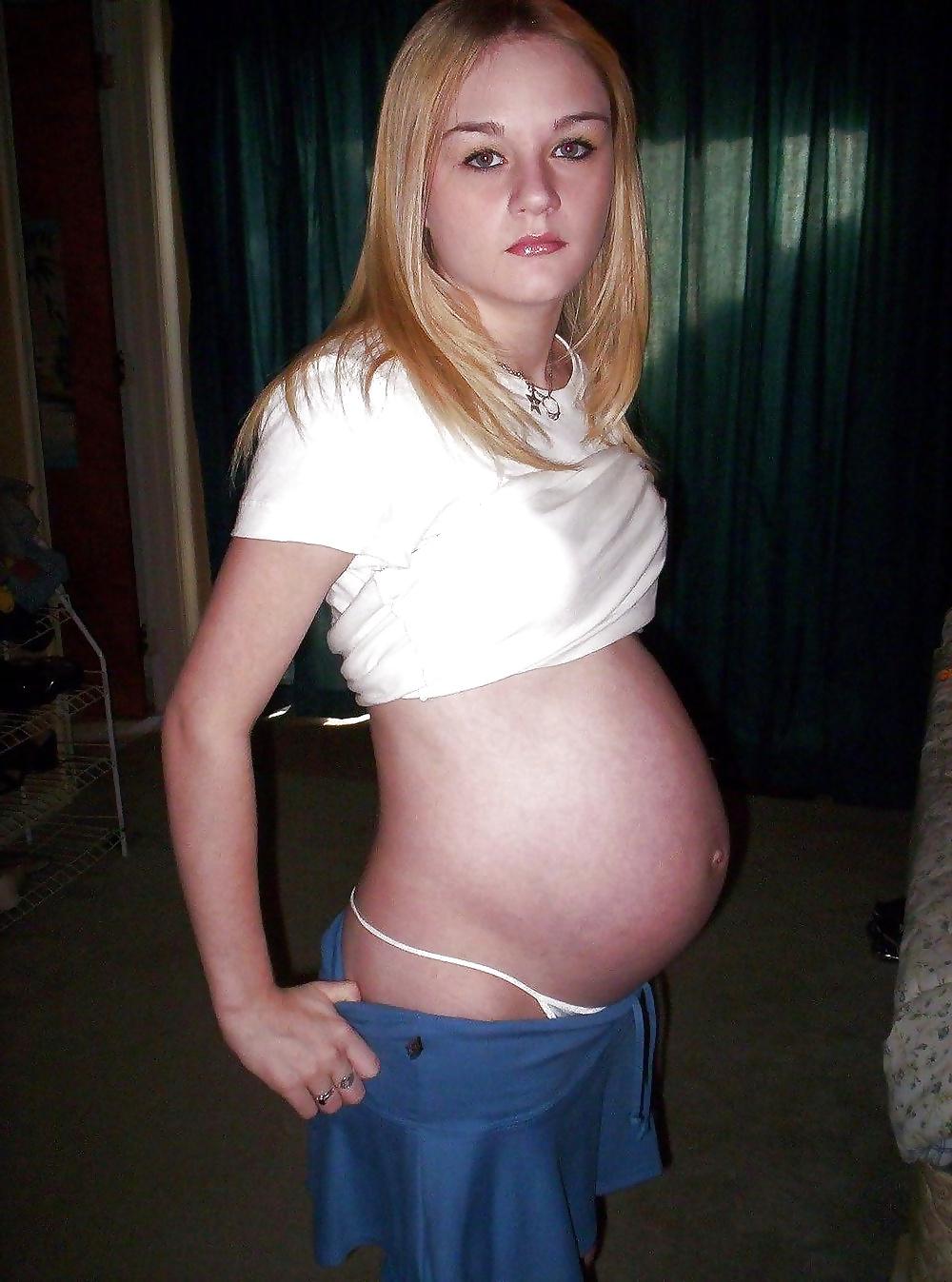 25P Enceinte Ventre nue - Naked pregnant belly 3