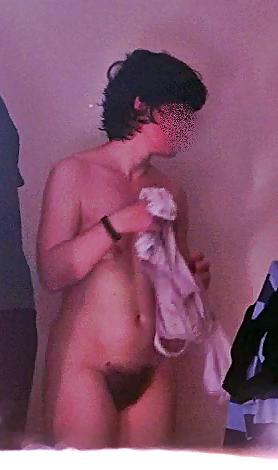 24P Series of voyeur getting dressed of wife