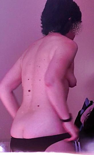 24P Series of voyeur getting dressed of wife