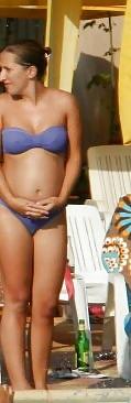 25P Spy old + young sexy bust in pool romanian
