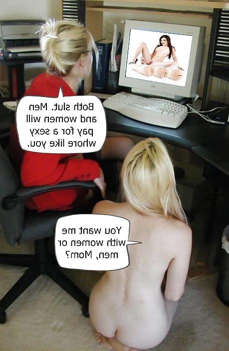24P Lesbian Bi-Fem Caption #4