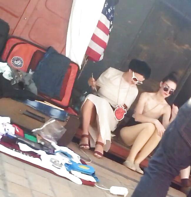 24P Spy old + young sexy upskirt romanian