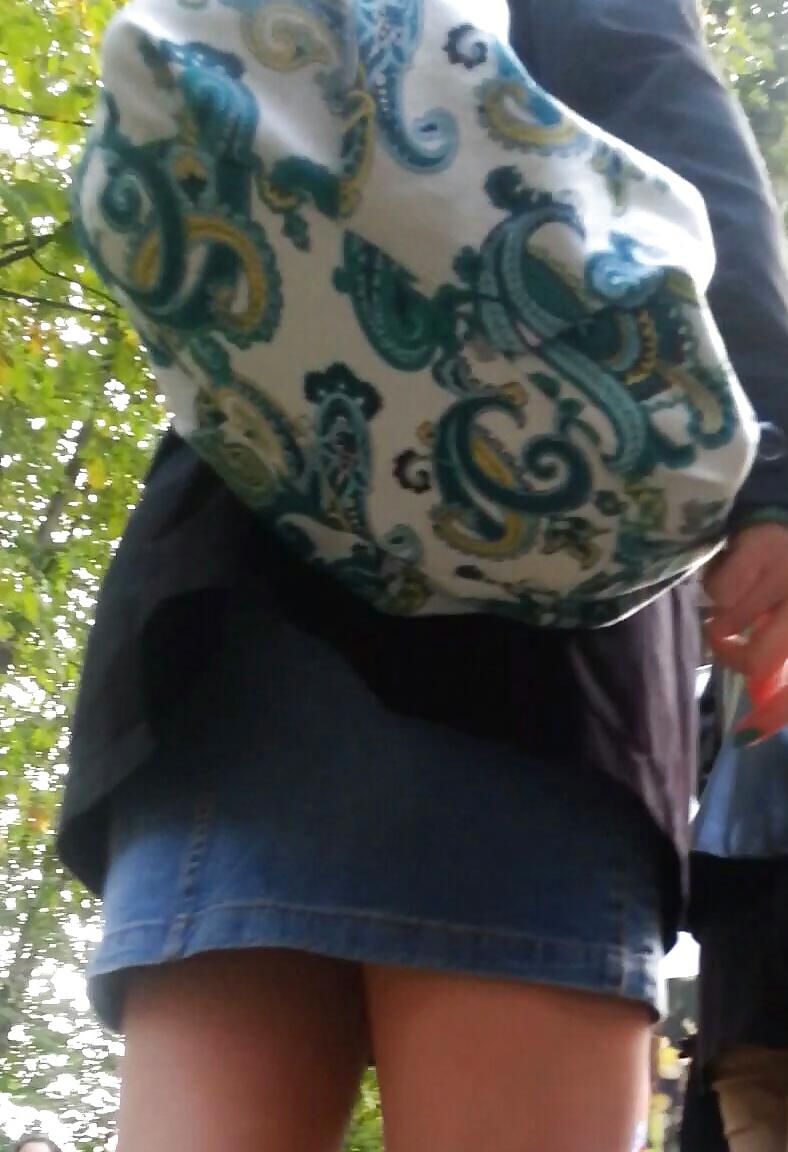 16P Spy sexy teens skirt and nylon romanian
