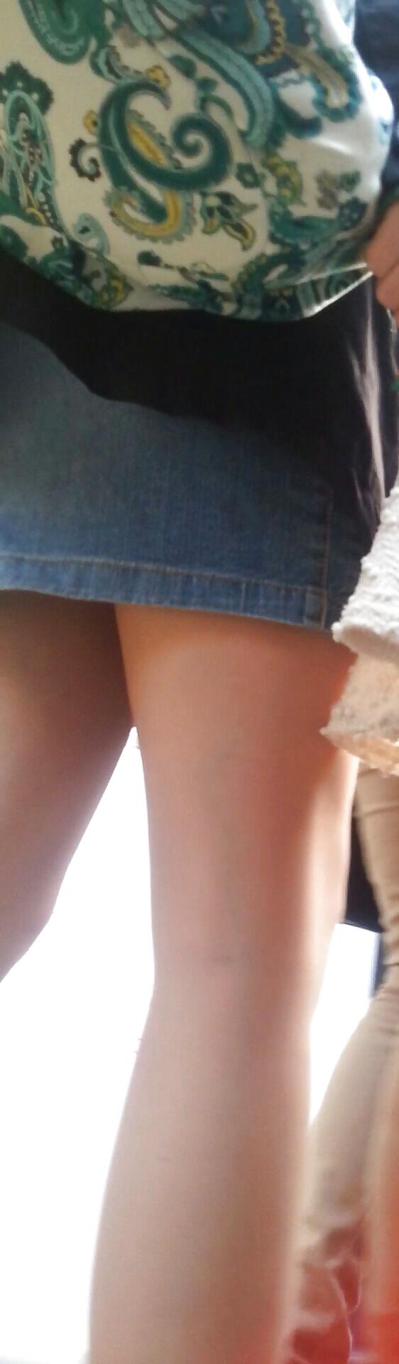 16P Spy sexy teens skirt and nylon romanian