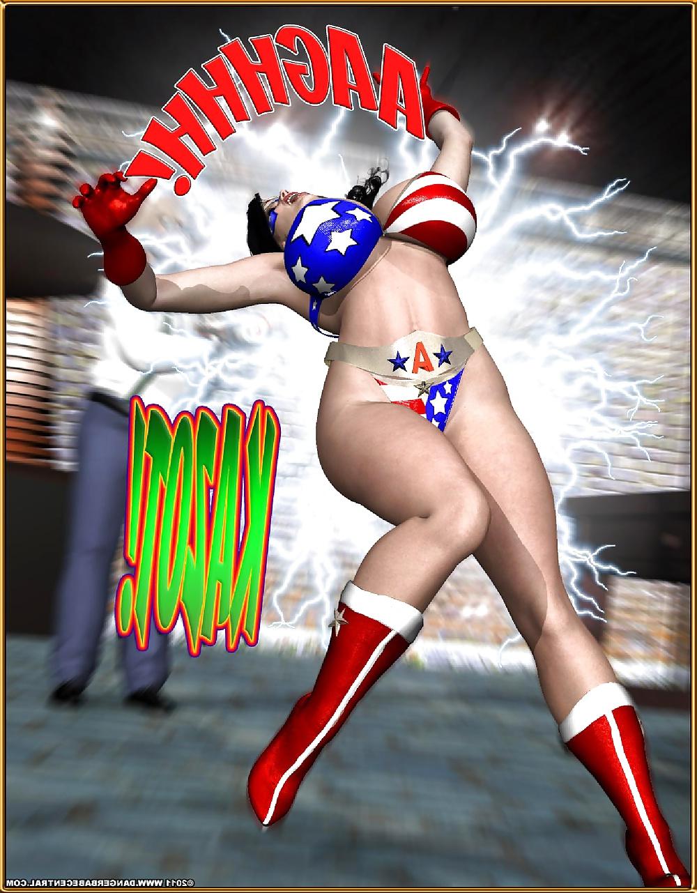 25P Cartoon - SuperHeroine 2