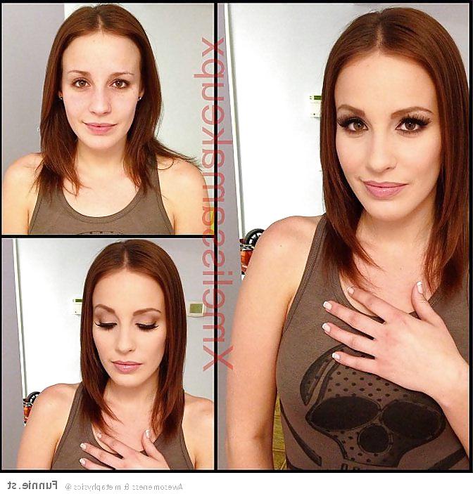 25P Porn Stars without make-up