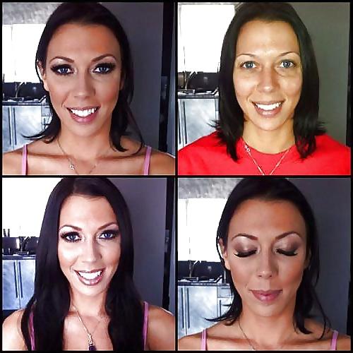 25P Porn Stars without make-up