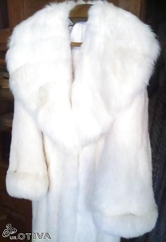 4P Super white fox fur coats