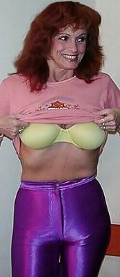 25P PURPLE SPANDEX DISCO PANTS