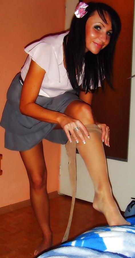 8P Stockings pantyhose sexx in anal and bussy or legs