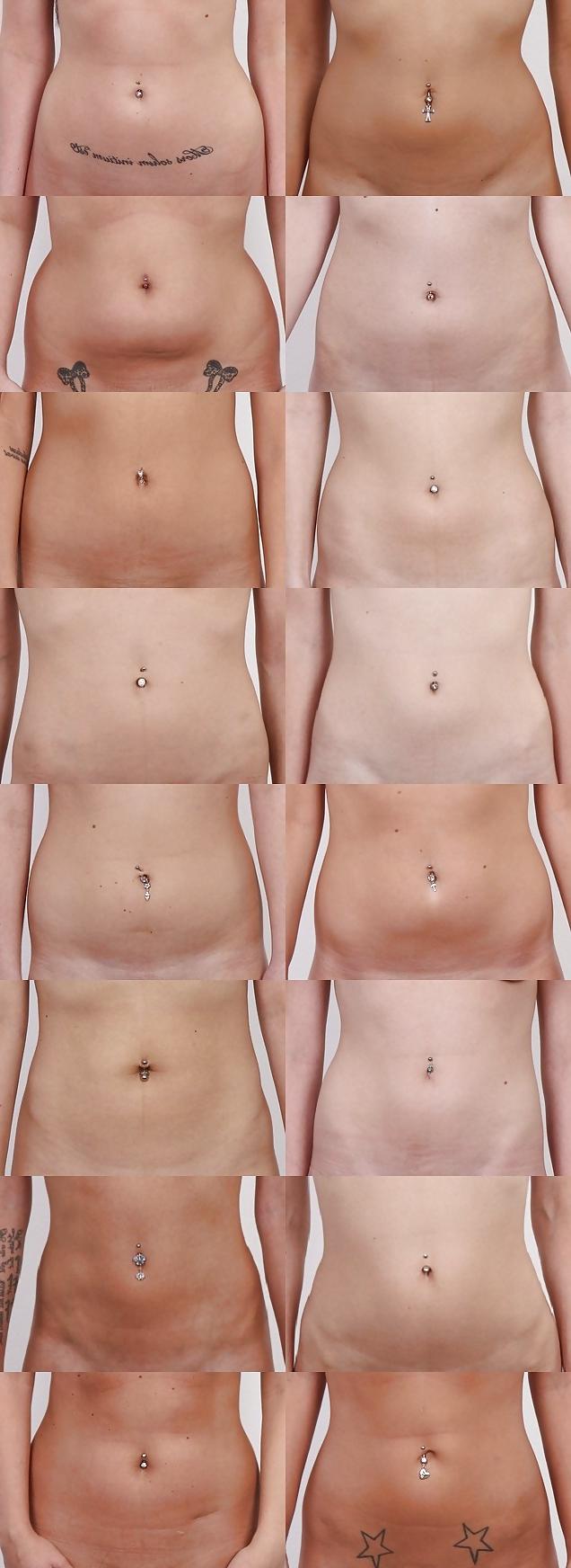 12P 160 Czech Casting Girls Belly Buttons & Belly Rings