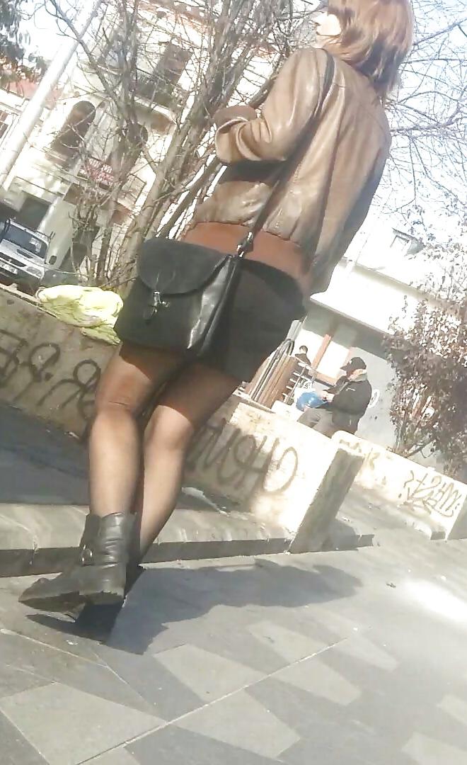 17P Spy sexy old + young nylon romanian