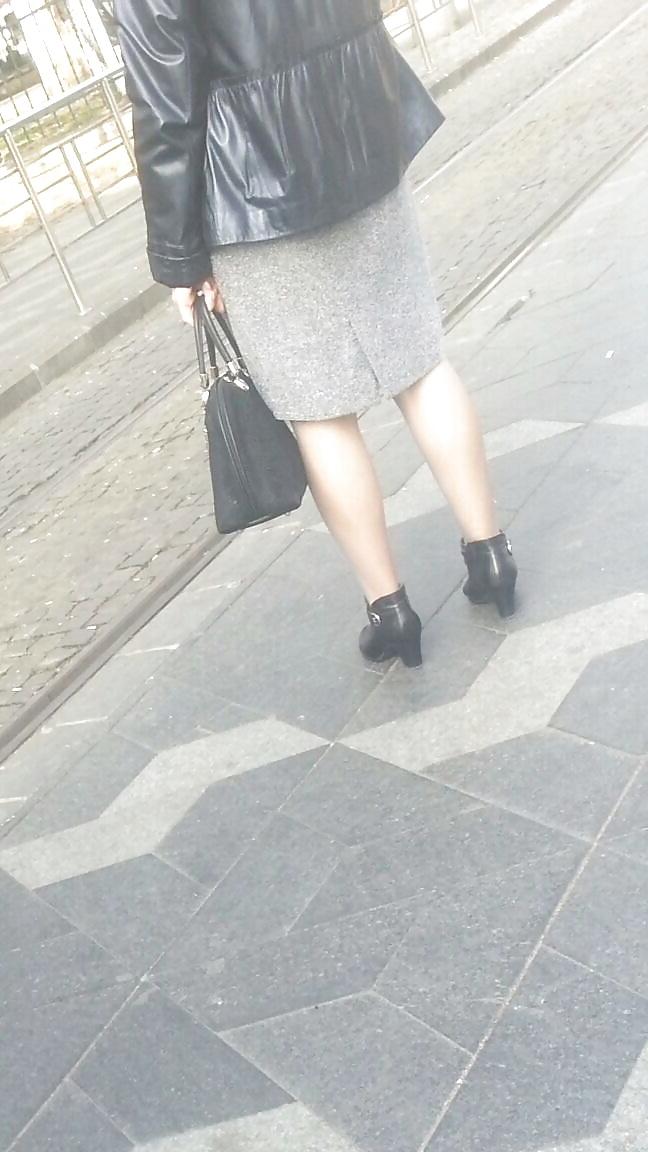 17P Spy sexy old + young nylon romanian