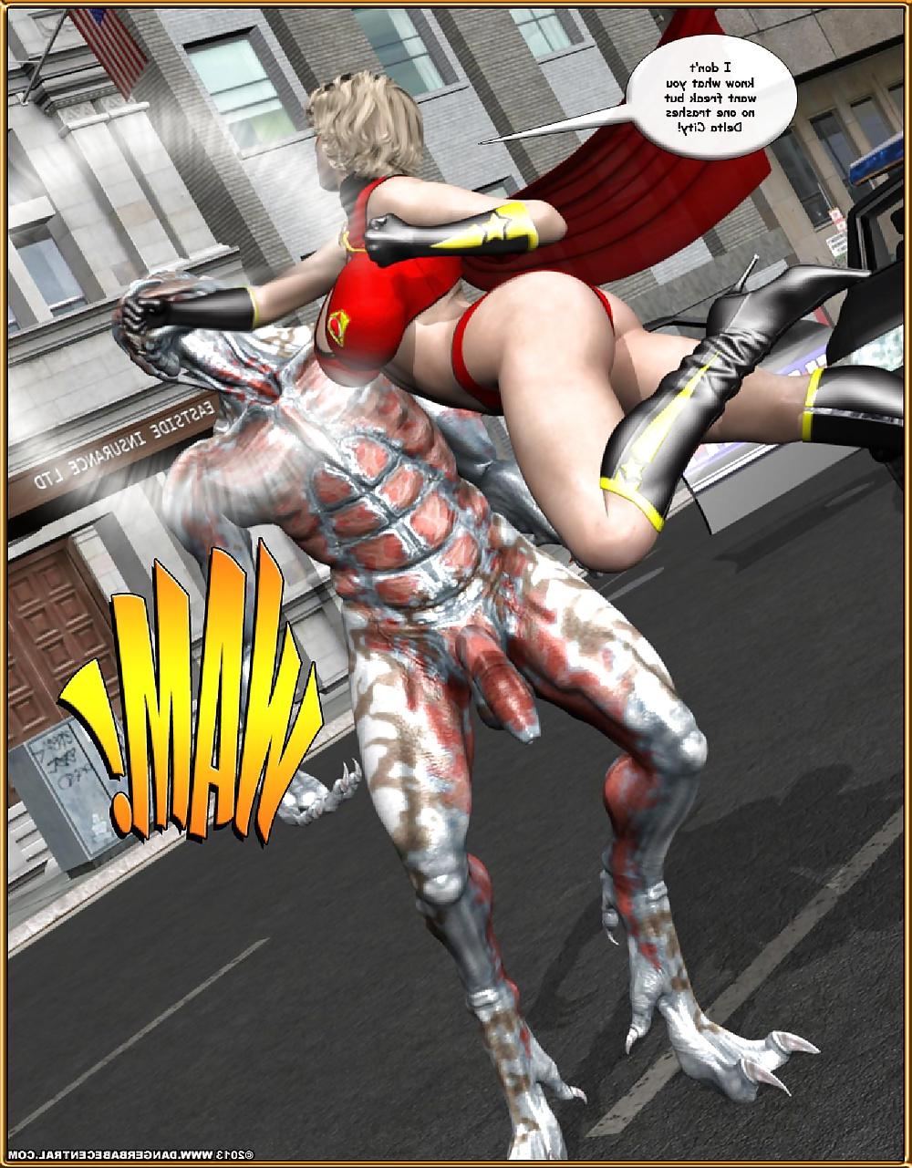 25P Cartoon - SuperHeroine 5