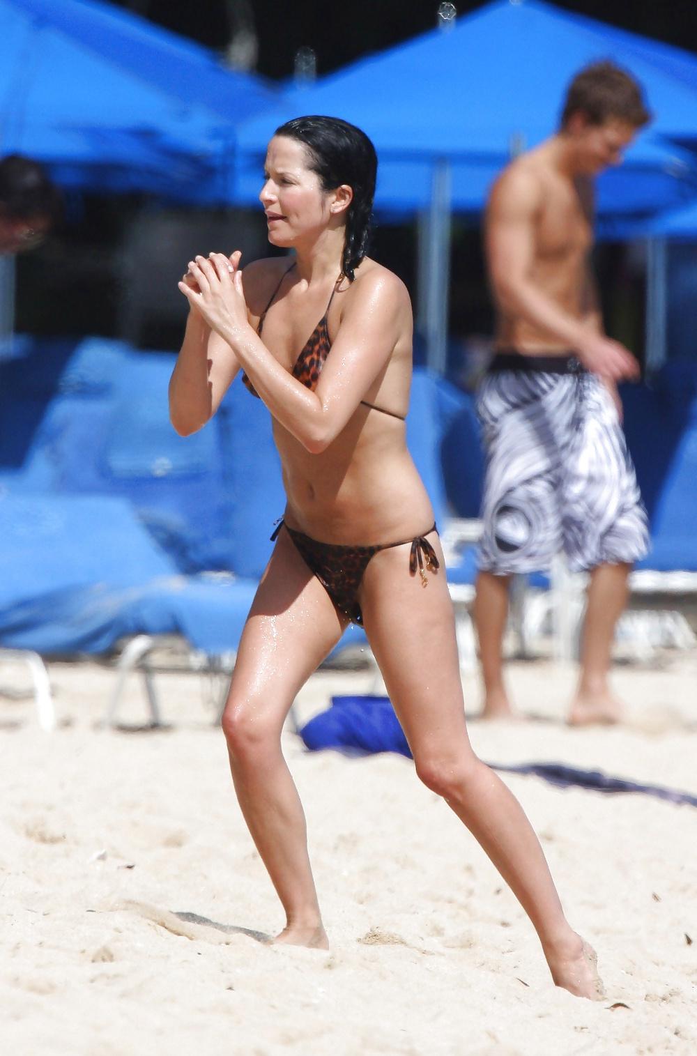 19P Andrea Corr Bikini Bottom Slip and topless