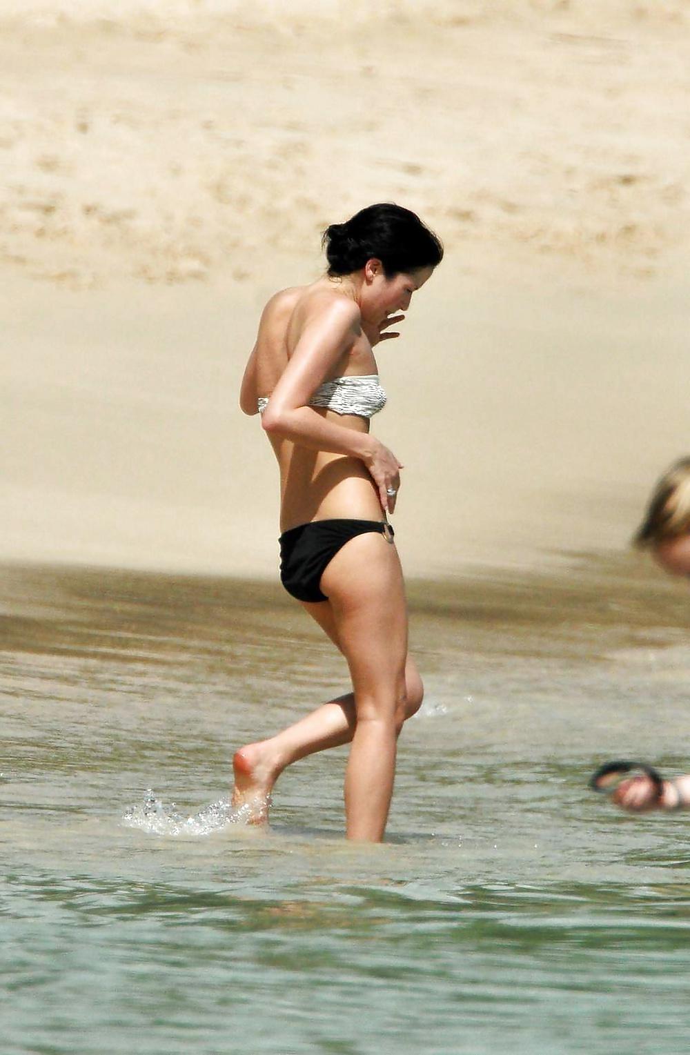 19P Andrea Corr Bikini Bottom Slip and topless