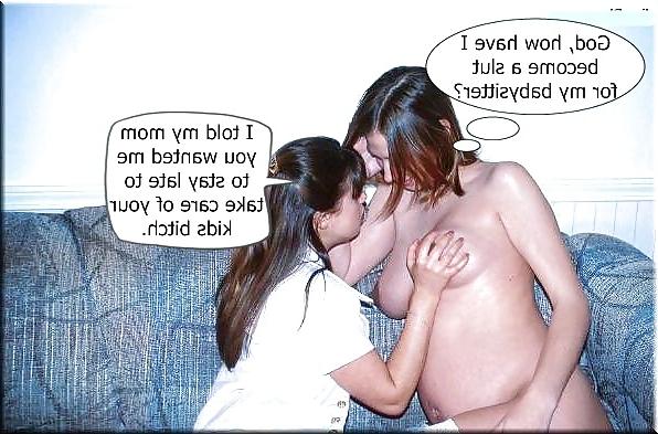 24P Lesbian Bi-Fem Caption #1 