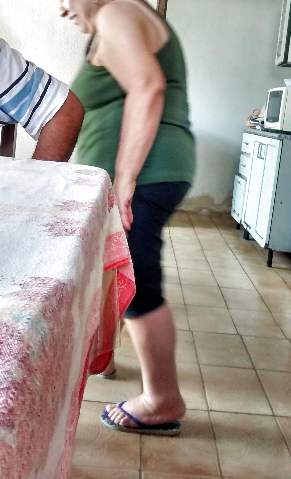 6P Mrs Janete 79 yo and her provacativ tits and belly part 1