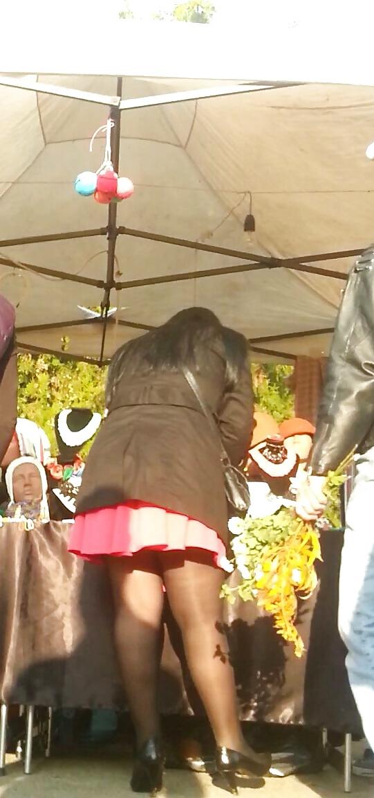 8P Spy sexy teens upskirt and nylon romanian