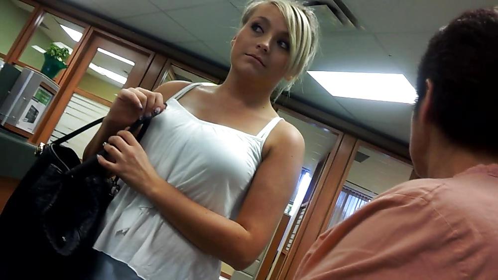 17P Candid Sexy Blonde Big Tits Tight Ass