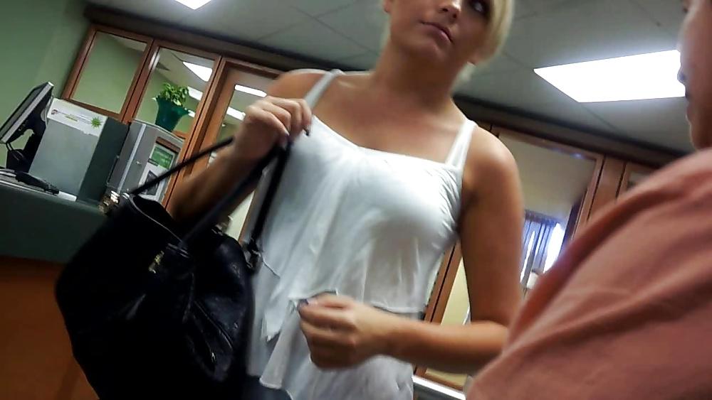 17P Candid Sexy Blonde Big Tits Tight Ass