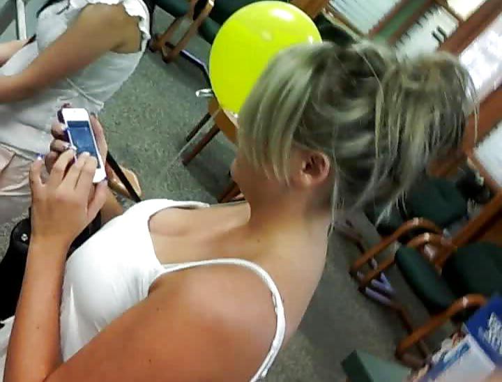 17P Candid Sexy Blonde Big Tits Tight Ass