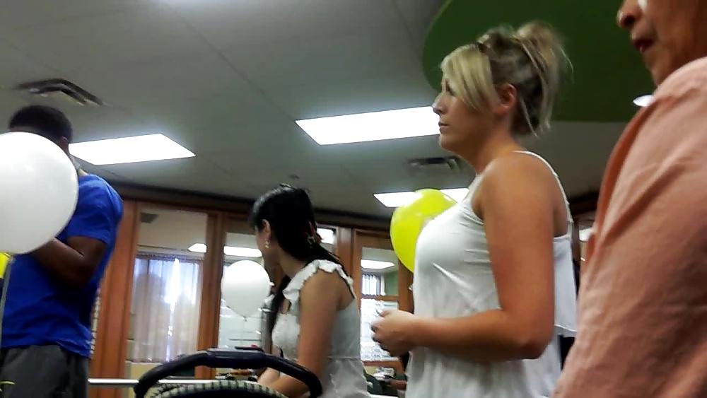 17P Candid Sexy Blonde Big Tits Tight Ass