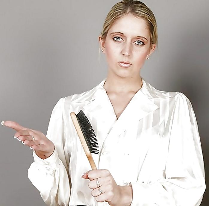 15P Bend Over - Your Ass Needs The Hairbrush