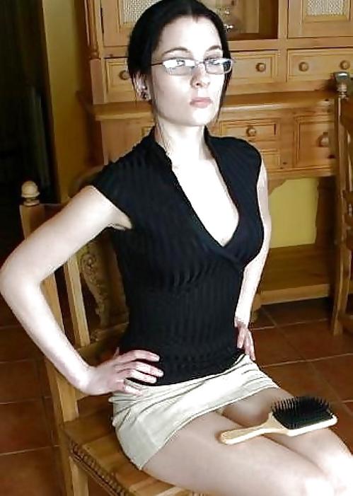15P Bend Over - Your Ass Needs The Hairbrush