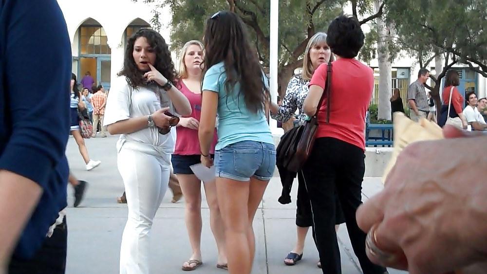 19P Nice butts ass in jean shorts