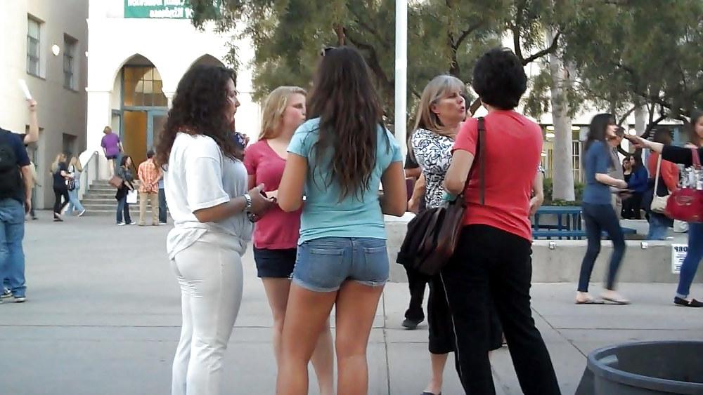 19P Nice butts ass in jean shorts