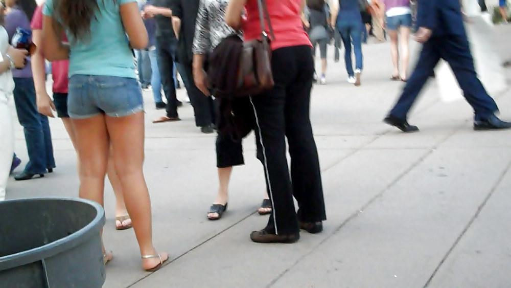 19P Nice butts ass in jean shorts