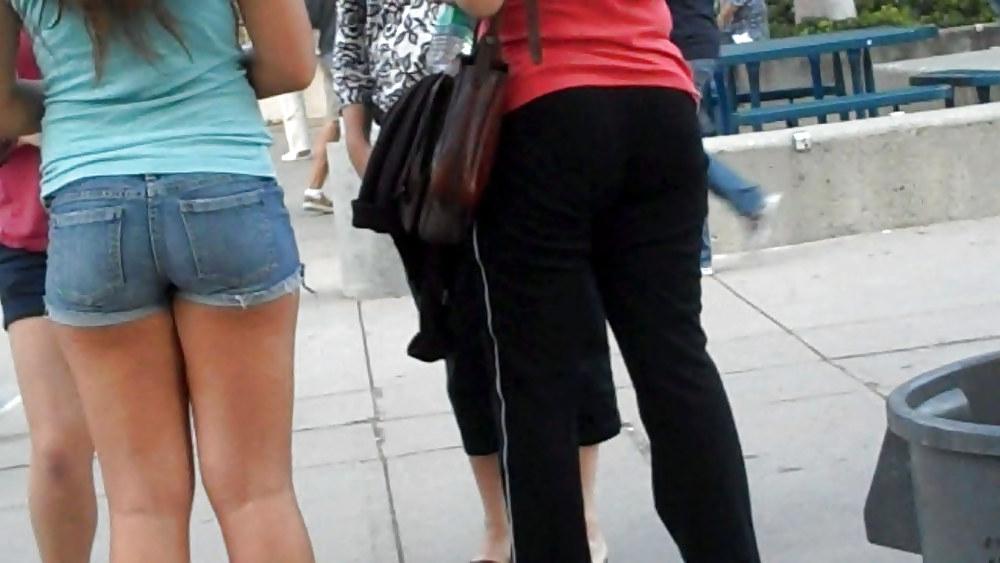 19P Nice butts ass in jean shorts