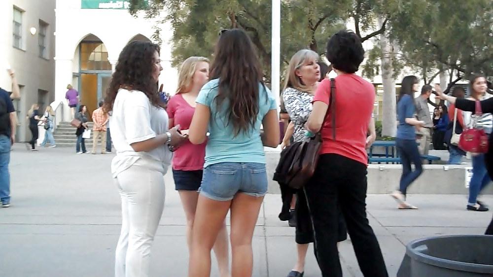 19P Nice butts ass in jean shorts