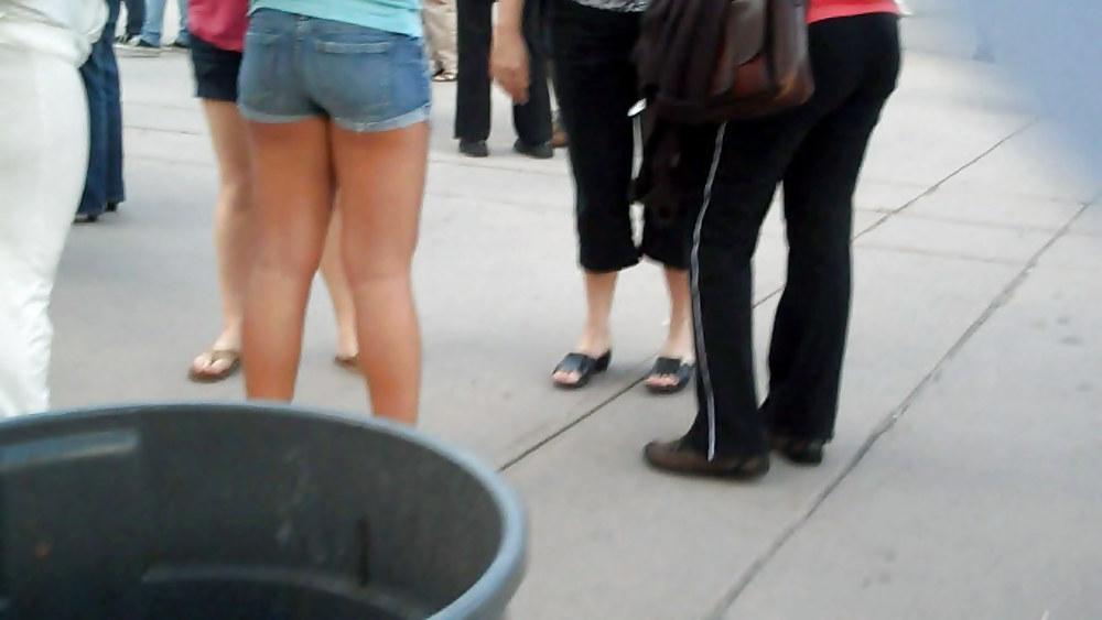 19P Nice butts ass in jean shorts