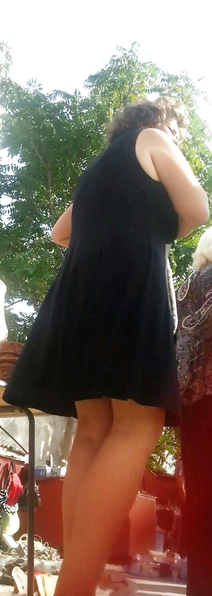 10P Spy sexy mature upskirt romanian