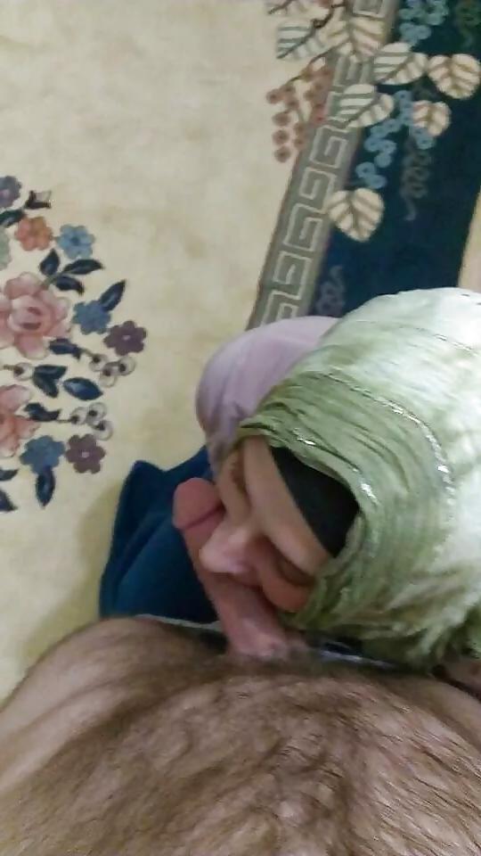 10P Turban hijab covered turkish
