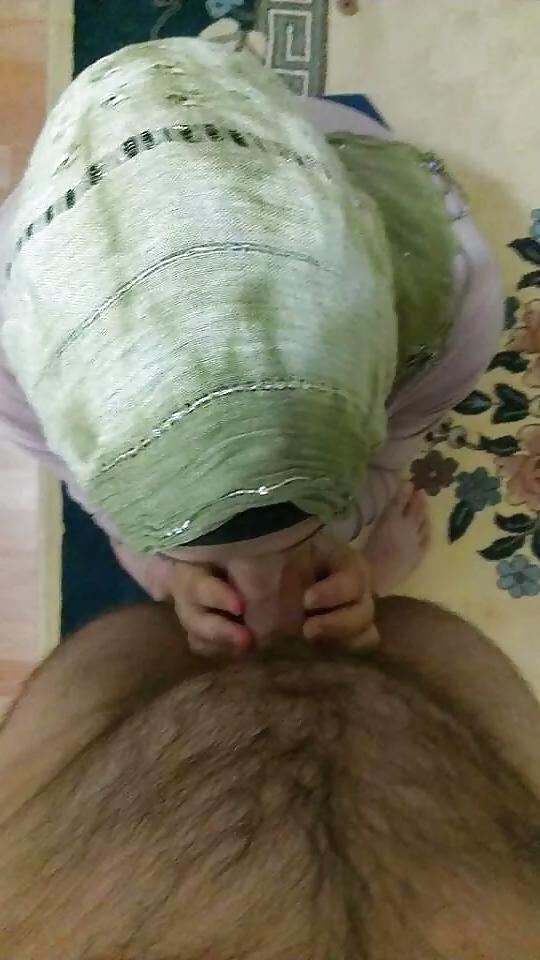 10P Turban hijab covered turkish