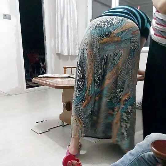 10P Turban hijab covered turkish